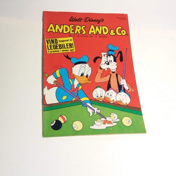 Anders And & Co. 1969 issue 34, 1.edition 1.printing