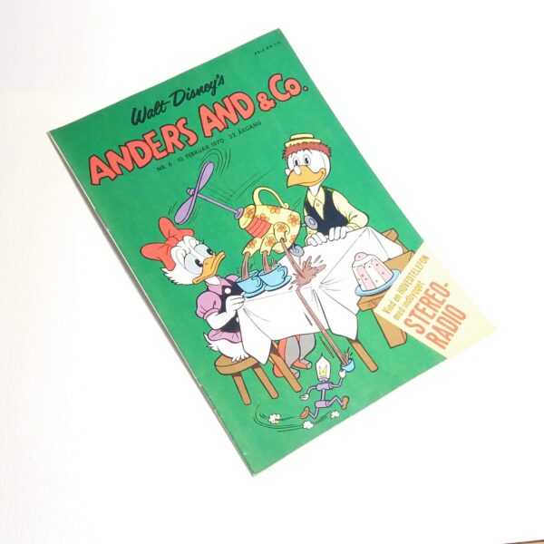 Anders And & Co. 1970 issue 6, 1.edition 1.printing - Image 2