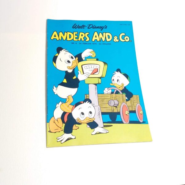 Anders And & Co. 1970 issue 8, 1.edition 1.printing