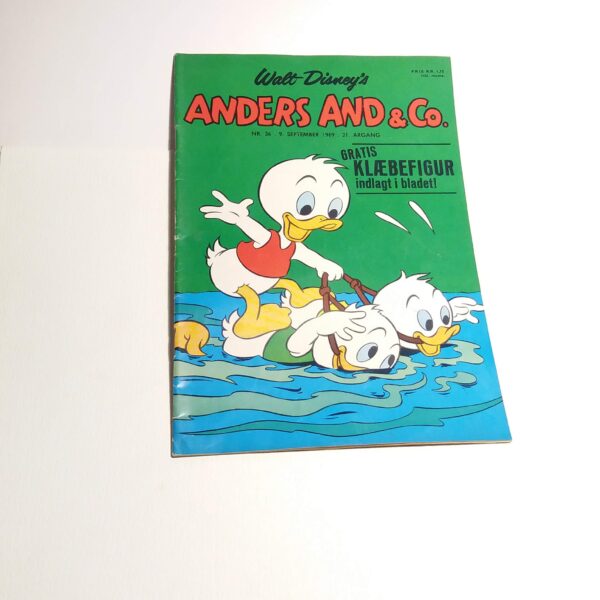 Anders And & Co. 1969 issue 36, 1.edition 1.printing