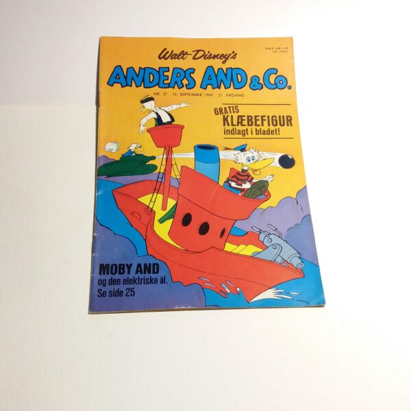 Anders And & Co. 1969 issue 37, 1.edition 1.printing