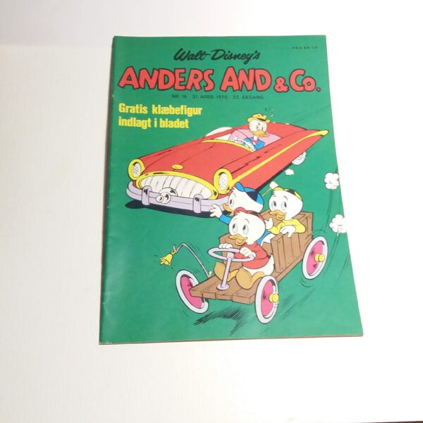 Anders And & Co. 1970 issue 16, 1.edition 1.printing