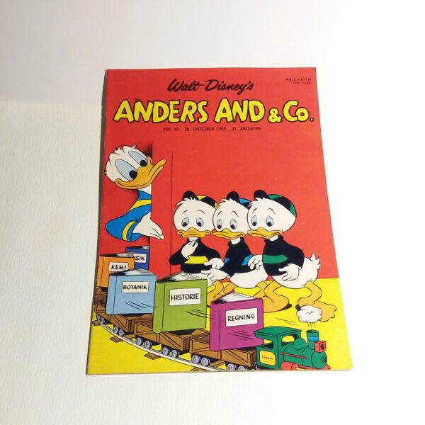 Anders And & Co. 1969 issue 43, 1.edition 1.printing