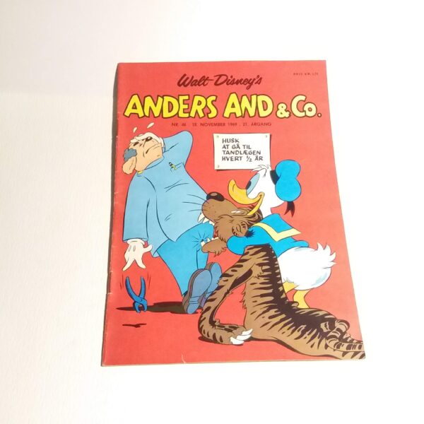 Anders And & Co. 1969 issue 46, 1.edition 1.printing