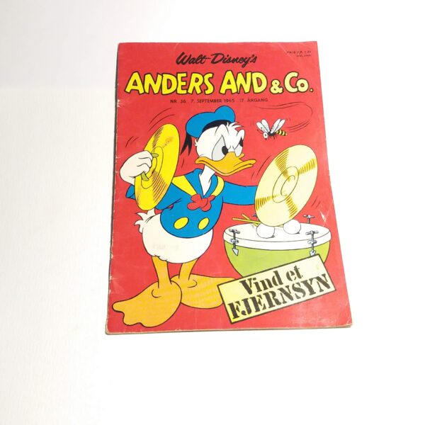 Anders And & Co. 1965 issue 36, 1.edition 1.printing