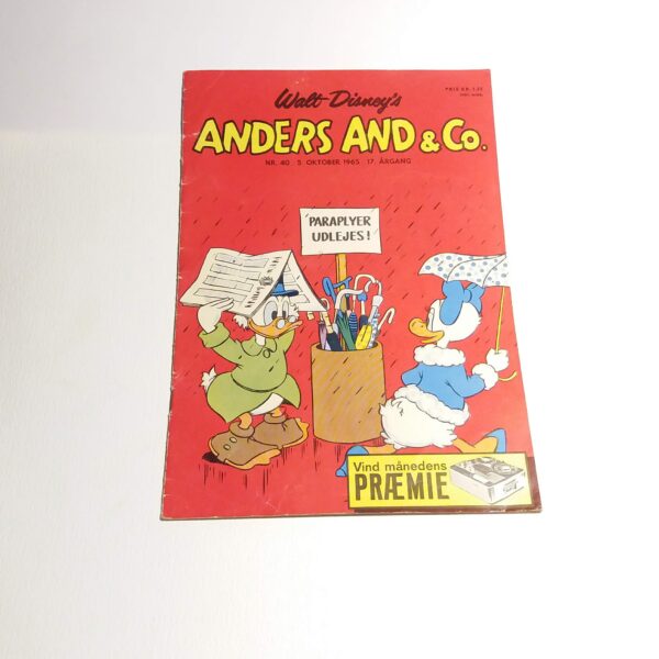 Anders And & Co. 1965 issue 40, 1.edition 1.printing