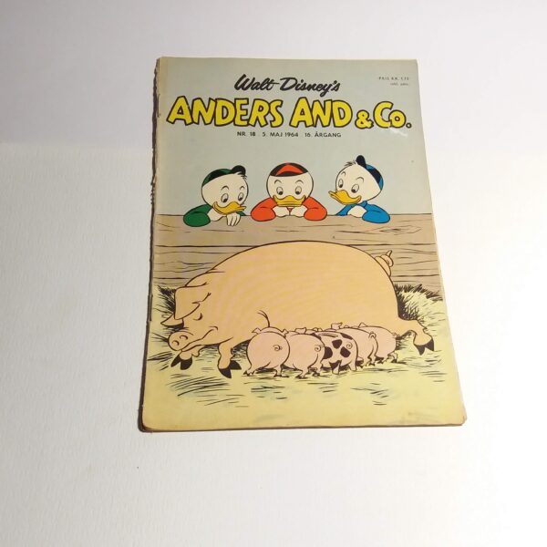 Anders And & Co. 1964 issue 18, 1.edition 1.printing