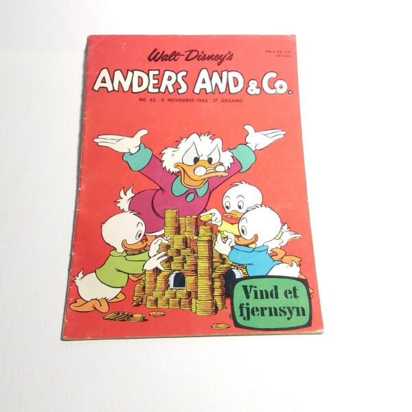 Anders And & Co. 1965 issue 45, 1.edition 1.printing