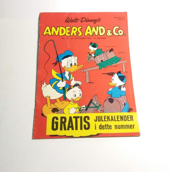 Anders And & Co. 1965 issue 47, 1.edition 1.printing