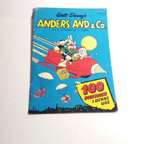 Anders And & Co. 1965 issue 51, 1.edition 1.printing