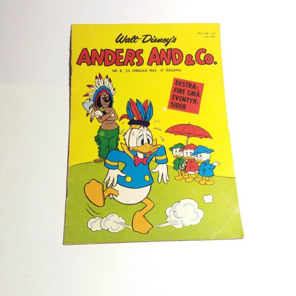 Anders And & Co. 1965 issue 8, 1.edition 1.printing