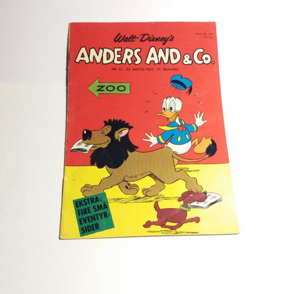 Anders And & Co. 1965 issue 12, 1.edition 1.printing