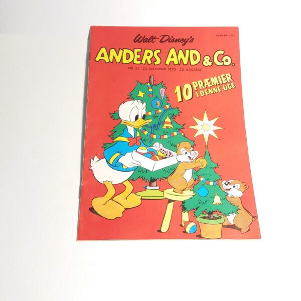 Anders And & Co. 1970 issue 51, 1.edition 1.printing