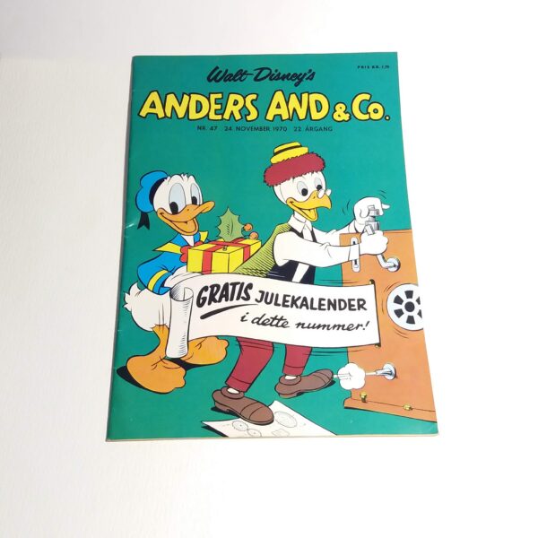 Anders And & Co. 1970 issue 47, 1.edition 1.printing