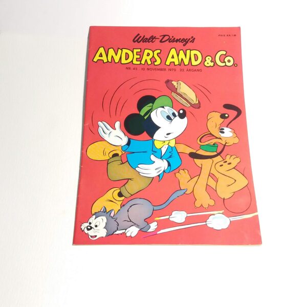 Anders And & Co. 1970 issue 45, 1.edition 1.printing