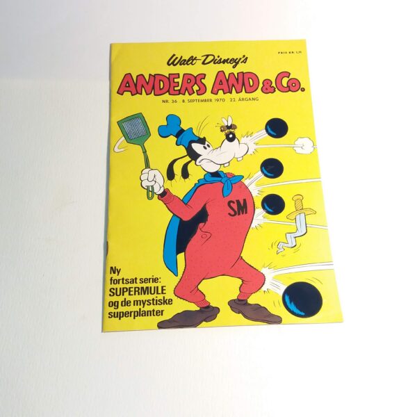 Anders And & Co. 1970 issue 36, 1.edition 1.printing