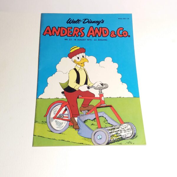 Anders And & Co. 1970 issue 33, 1.edition 1.printing