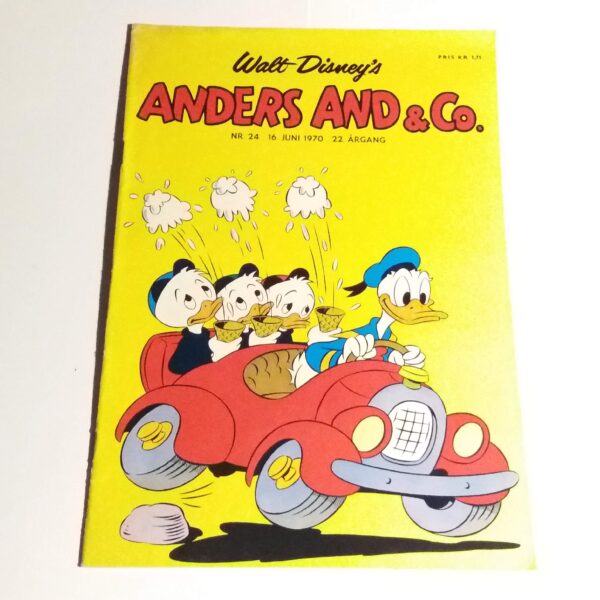 Anders And & Co. 1970 issue 24, 1.edition 1.printing