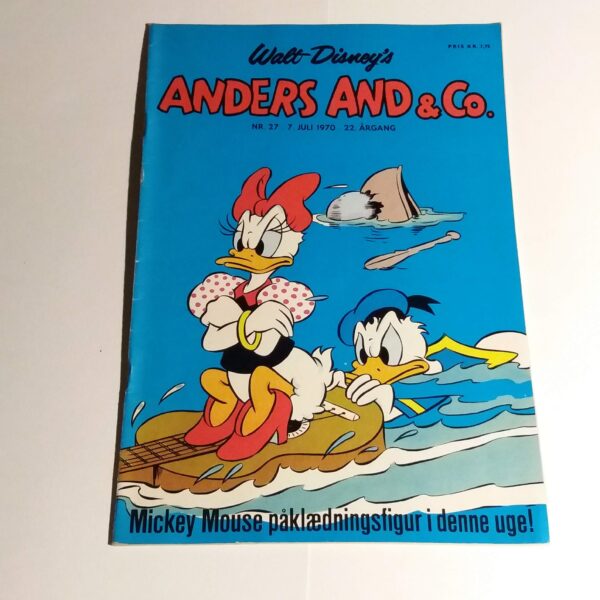 Anders And & Co. 1970 issue 27, 1.edition 1.printing