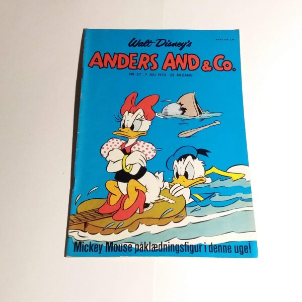 Anders And & Co. 1970 issue 27, 1.edition 1.printing - Image 2