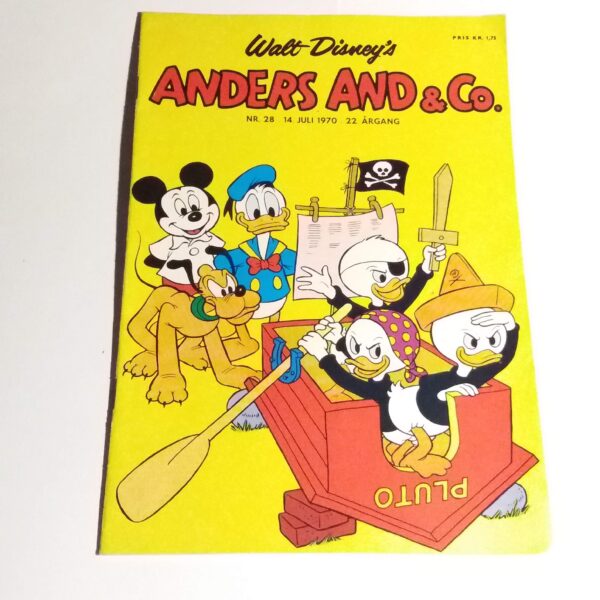 Anders And & Co. 1970 issue 28, 1.edition 1.printing