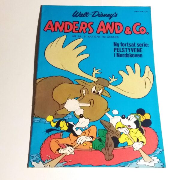 Anders And & Co. 1970 issue 29, 1.edition 1.printing