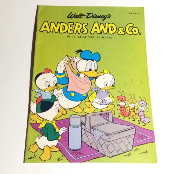 Anders And & Co. 1970 issue 30, 1.edition 1.printing