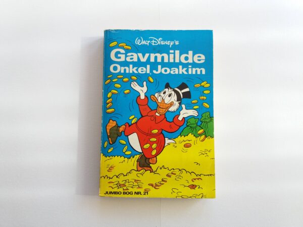 Disney pocket book with Donald Duck + Mickey Mouse in Danish language. Vintage cartoon comic Jumbobog issue 21, 1976. - Image 2