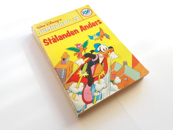 Disney pocket book with Donald Duck + Mickey Mouse in Danish language. Vintage cartoon comic Jumbobog issue 28, 1978. - Image 3