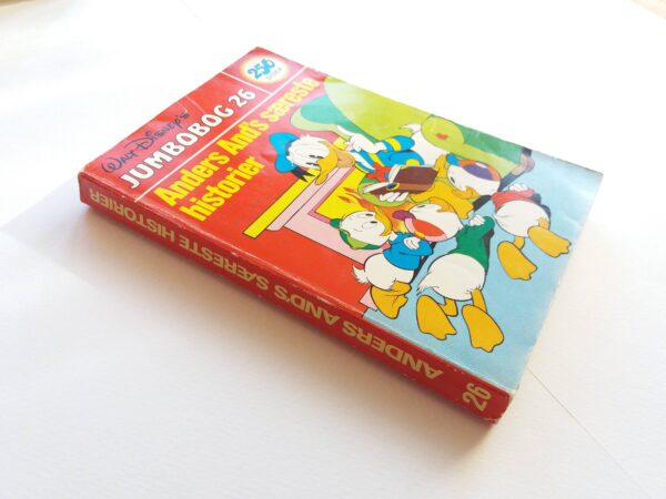 Disney pocket book with Donald Duck + Mickey Mouse in Danish language. Vintage cartoon comic Jumbobog issue 26, 1978. - Image 4