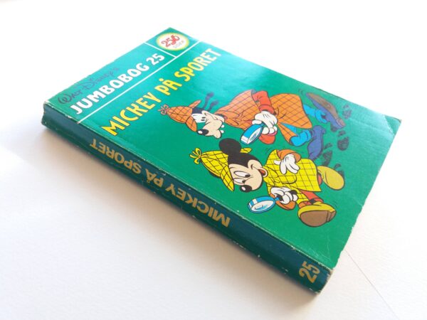 Disney pocket book with Donald Duck + Mickey Mouse in Danish language. Vintage cartoon comic Jumbobog issue 25, 1978. - Image 3