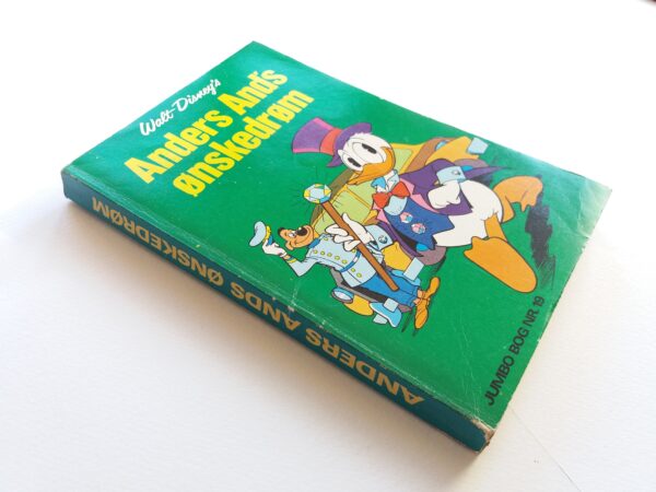 Disney pocket book with Donald Duck + Mickey Mouse in Danish language. Vintage cartoon comic Jumbobog issue 19, 1975. - Image 3