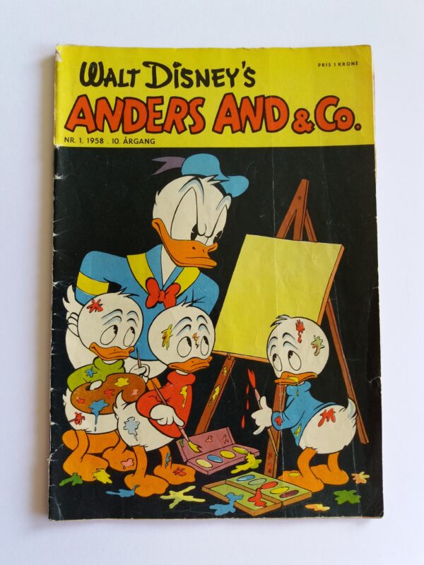 Anders And & Co. 1958 issue 1, 1.edition 1.printing