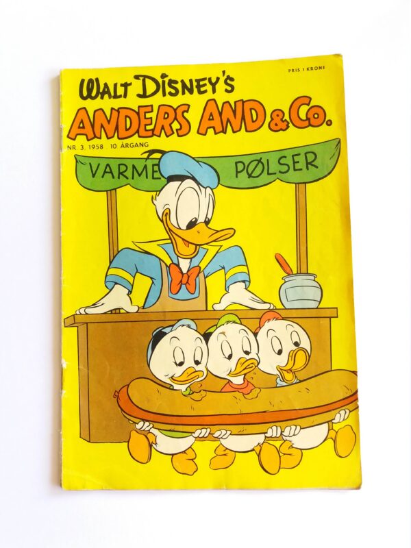 Anders And & Co. 1958 issue 3, 1.edition 1.printing