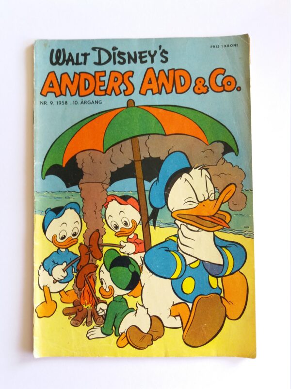 Anders And & Co. 1958 issue 9, 1.edition 1.printing