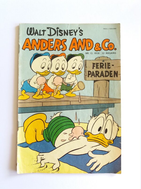 Anders And & Co. 1958 issue 13, 1.edition 1.printing