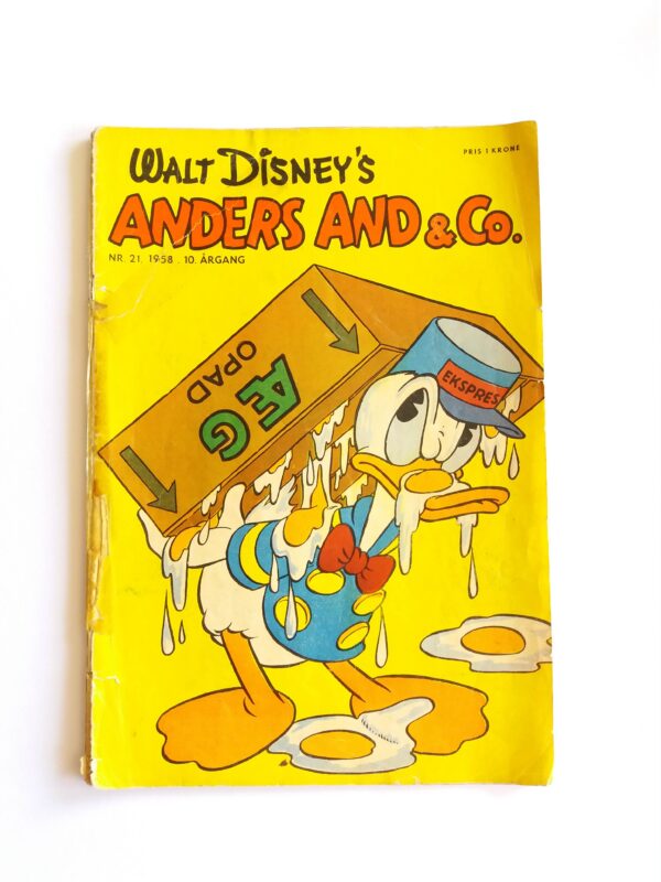 Anders And & Co. 1958 issue 21, 1.edition 1.printing