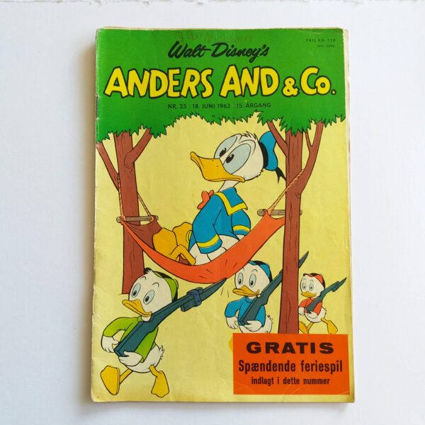 Anders And & Co. 1963 issue 25, 1.edition 1.printing