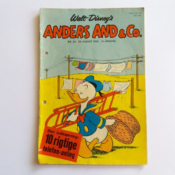 Anders And & Co. 1963 issue 34, 1.edition 1.printing