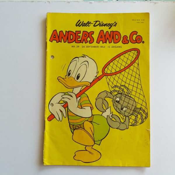 Anders And & Co. 1963 issue 39, 1.edition 1.printing