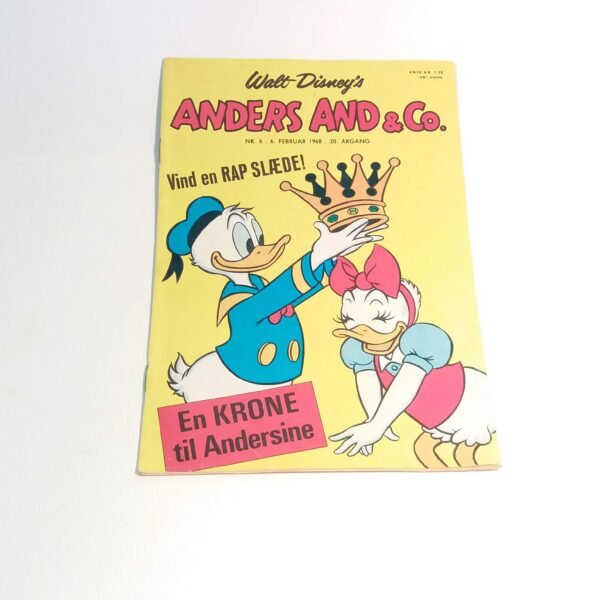 Anders And & Co. 1968 issue 6, 1.edition 1.printing