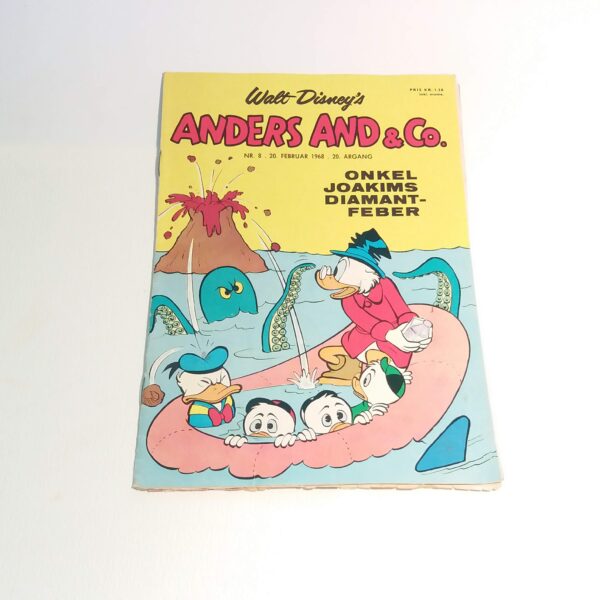 Anders And & Co. 1968 issue 8, 1.edition 1.printing