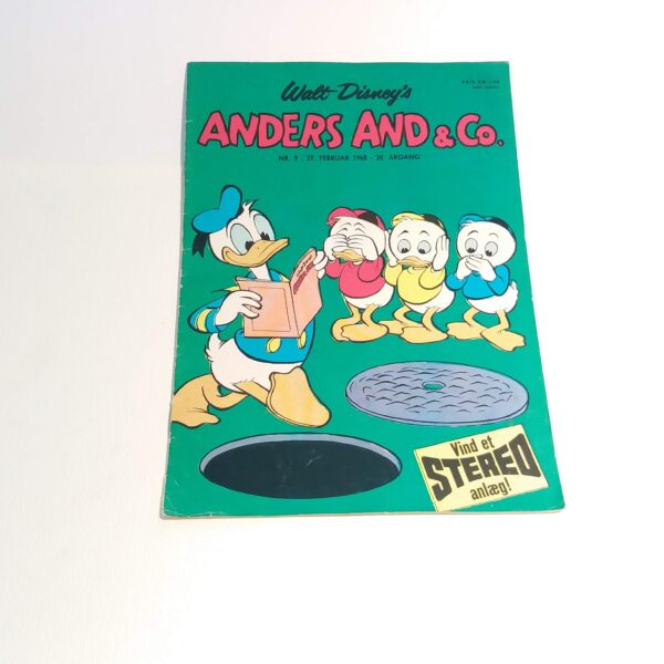 Anders And & Co. 1968 issue 9, 1.edition 1.printing