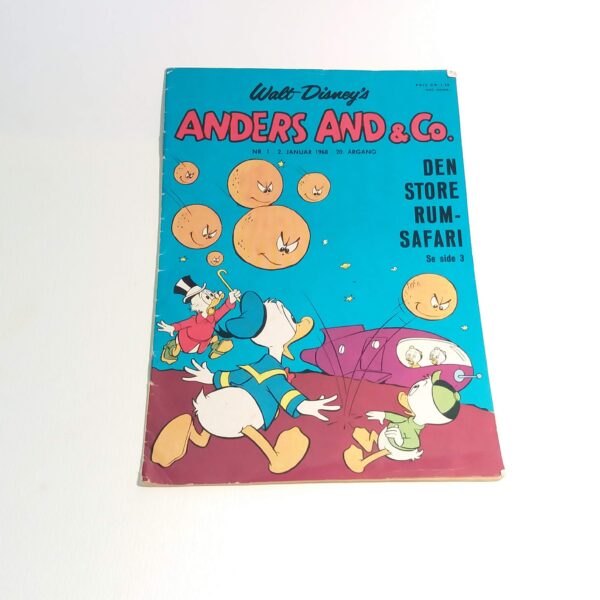 Anders And & Co. 1968 issue 1, 1.edition 1.printing