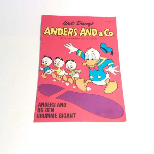 Anders And & Co. 1967 issue 50, 1.edition 1.printing