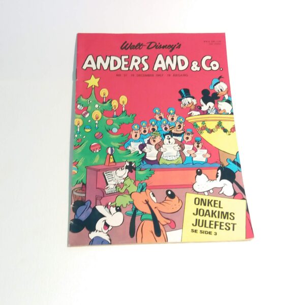 Anders And & Co. 1967 issue 51, 1.edition 1.printing